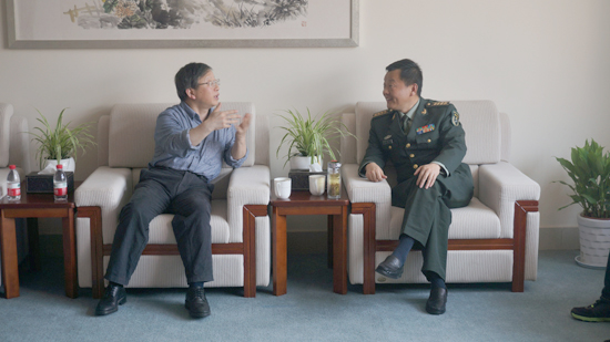 杭州警备区参谋长赵壮志大校一行来我校调研交流